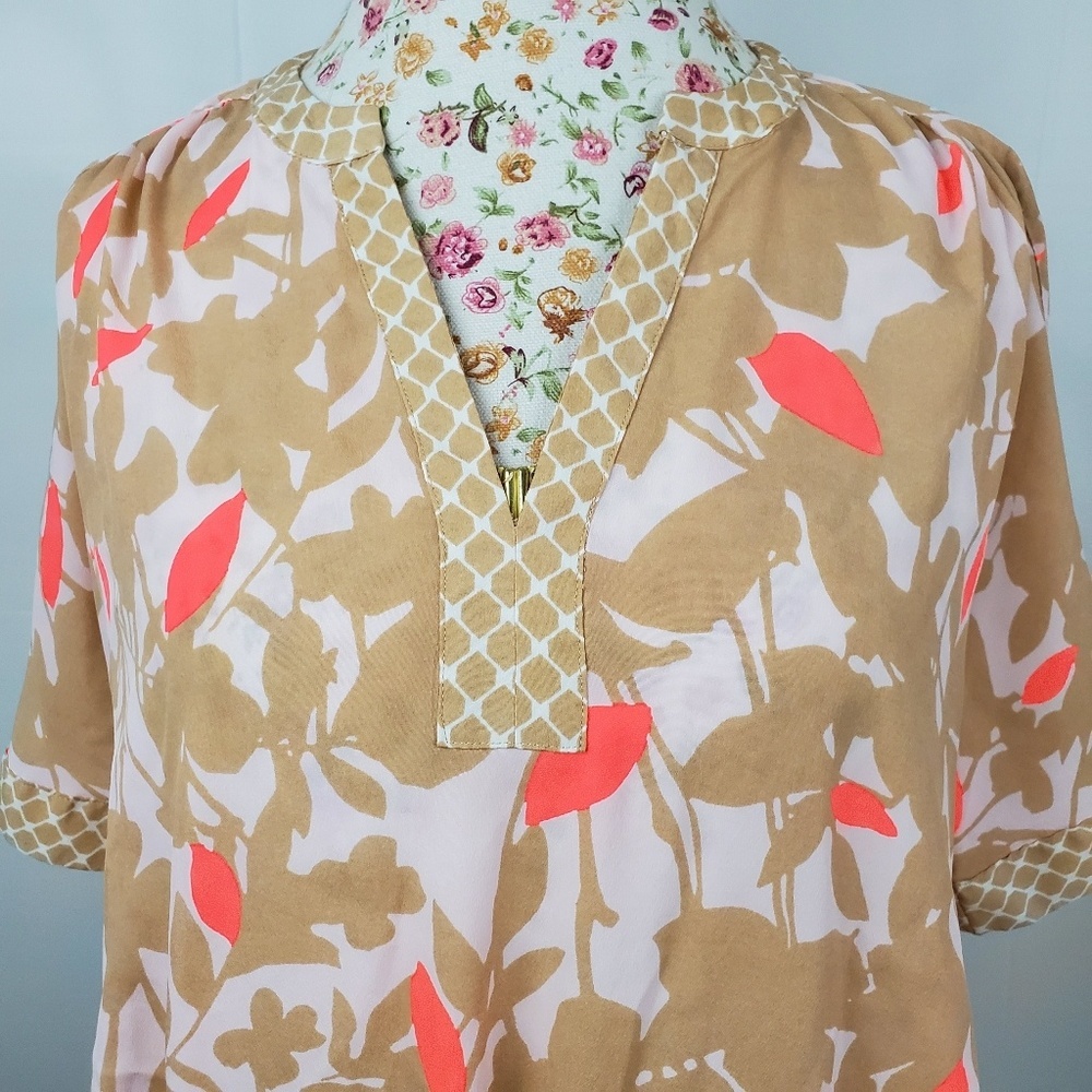 New York & Company women's short sleeve shirt SZ M
